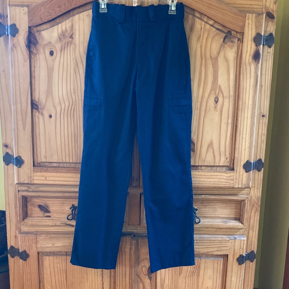 Mens Galls navy blue police uniform security cargo pants - size 28X32